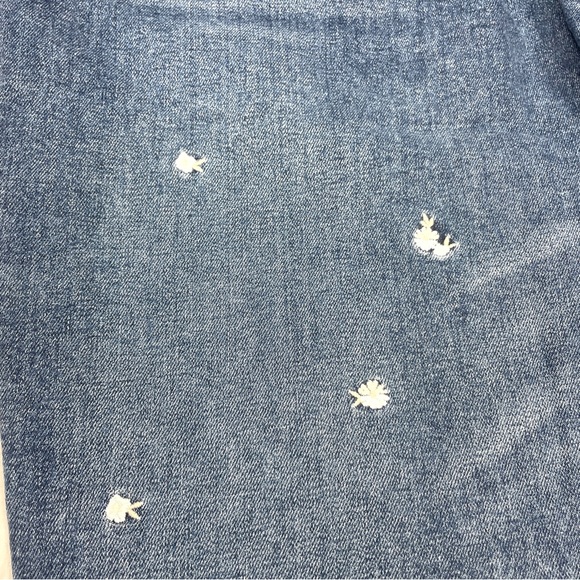 Abercrombie & Fitch High Rise Embroidered Jeans Sz 33/16 L - Picture 12 of 14